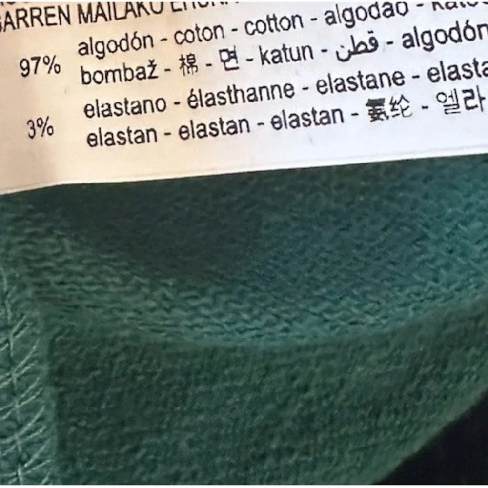 Zara Paddington Bear Crewneck Sweatshirt Kids Size 6-7 Green London Cotton New